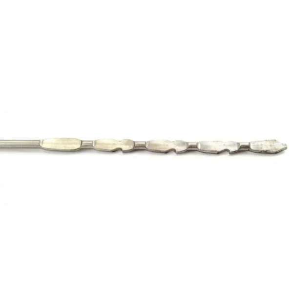 Tepuse frigarui, inox, maner lemn, 90 cm, Perfect Home 
