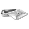 Tava cu capac pentru gratar, inox, 34.5x22.5x5.5 cm, Perfect Home