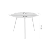 Disc pentru gratar, metalic, cu picioare si agatator, 60x32 cm, Perfect Home 