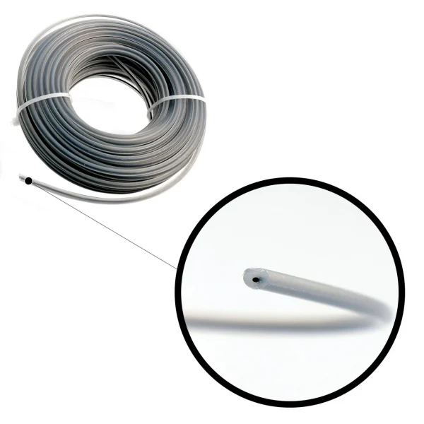 Fir rezerva motocoasa, trimmer cu insertie metalica, DUO, 2.7 mm x 15 m, Richmann Exclusive