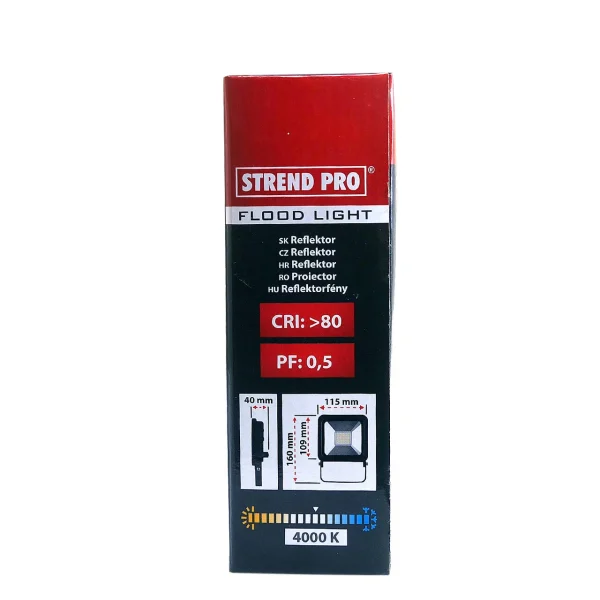 Proiector lucru, LED, 20 W, 1600 lm, IP65, Strend Pro