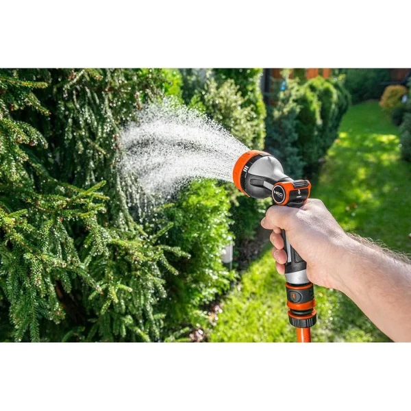 Furtun de gradina cu carucior, 6 straturi, antirasucire, pistol de stropit, accesorii, 1/2", 50 m, NEO