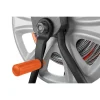 Carucior furtun gradina cu ghidaj, metalic, compatibil cu 1/2" 60 m sau 3/4" 20 m, infasurare ordonata si transport usor in curte, NEO
