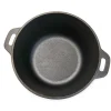 Oala de fonta cu capac, 7 L, Perfect Home