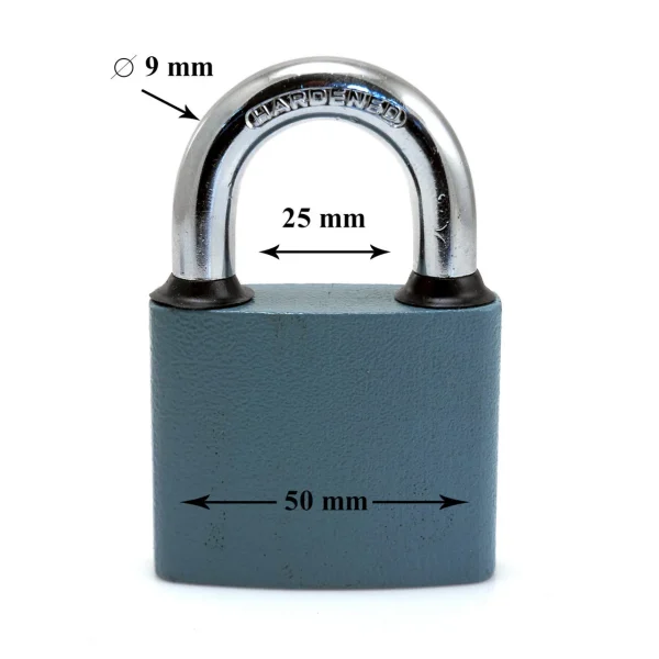 Lacat 50 mm cu protectie la ploaie, 3 chei, BLOSSOM
