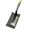 Harlet, cazma, drept, cu coada lemn, zimtat, 17.5x28 cm, 115 cm, Verto