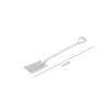 Harlet, cazma, drept, cu coada lemn, zimtat, 17.5x28 cm, 115 cm, Verto