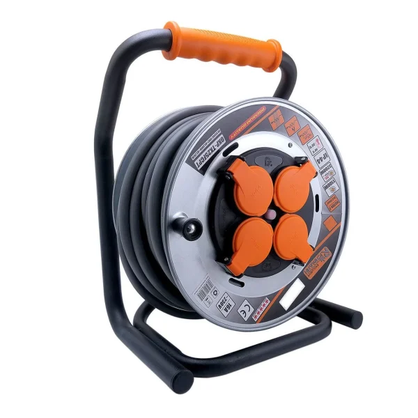 Prelungitor electric industrial, pe tambur, 16 A, 3x1.5 mm², IP44, 25 m, Richmann Exclusive