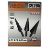 Burghie pentru metal, in trepte, nitrura de titan, set 3 buc, 4-12/20/32 mm, Richmann Exclusive