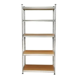 Raft depozitare, metalic, 5 polite, 120 kg, 90x30x180 cm, Breckner Germany