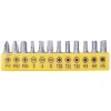 Surubelnita electrica, 3.6 V, Li-ion, 12 varfuri, biti, Strend Pro 