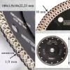 Disc diamantat turbo subtire, placi ceramice, taiere umeda si uscata, 180 mm/22.23 mm, Richmann Exclusive