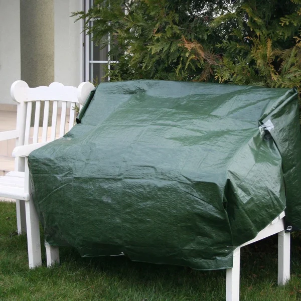 Prelata impermeabila cu inele, 3.9x5.9 m, PE, 65 g/mp, 24 mp