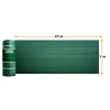 Plasa de umbrire, HDPE, 140 g/mp, grad de umbrire 85%, verde, 2x25 m