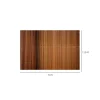 Gard gradina/paravan din rachita naturala, 5x1.5 m