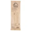 Tacamuri de unica folosinta, ecologice, lemn, cutit, furculita, servetel, 16 cm