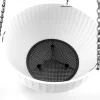 Ghiveci de flori suspendat, alb, 26x16 cm