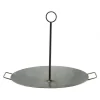 Disc pentru gratar, metalic, cu picioare si agatator, 60x32 cm, Perfect Home 