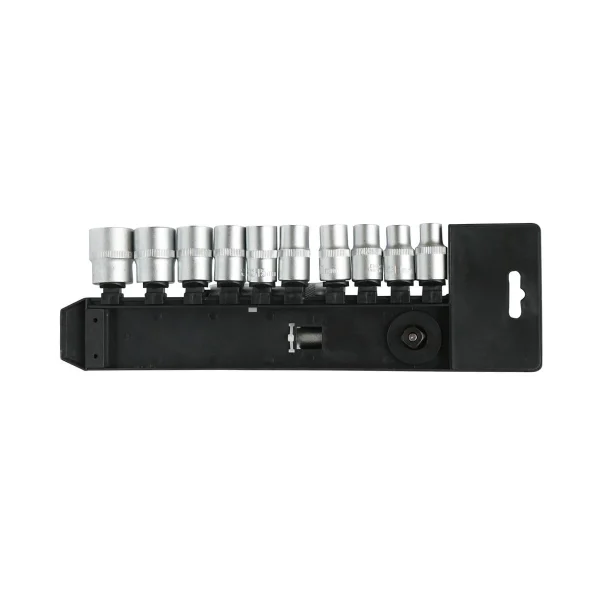 Trusa chei tubulare, 1/2", cu clichet reversibil, extensie, 12 piese, Breckner Germany
