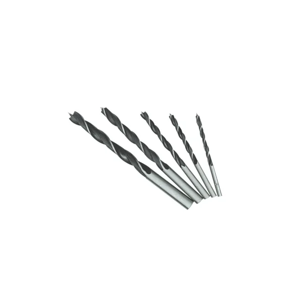 Set 5 burghie pentru lemn, 4-10 mm, Richmann