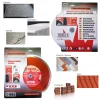 Disc diamantat continuu, ceramica, taiere umeda, 250 mm/25.4 mm, Richmann Exclusive