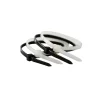 Coliere (fasete) plastic albe 2.5x150 mm, set 100 buc, Beorol