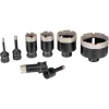 Carote diamantate, vacuum brazed, M14, set 8 buc, 6-68 mm, Richmann Exclusive