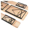 Set mobilier gradina/terasa, pliabil, 1 masa, 2 banci, 200 cm, Dortmund