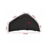 Set 4 ornamente Tuning tip "SPLITTER" pentru bara spate, culoare Neagra