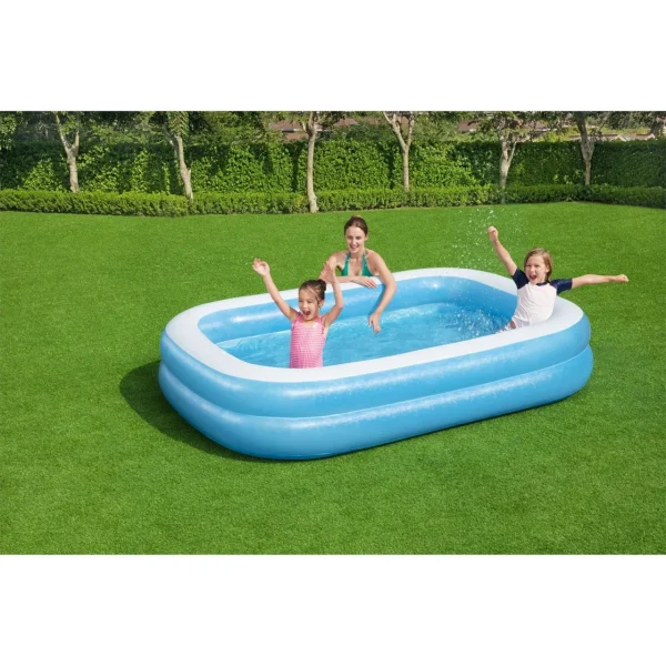 Piscina gonflabila, dreptunghiulara, 269x175x51 cm, Bestway Family