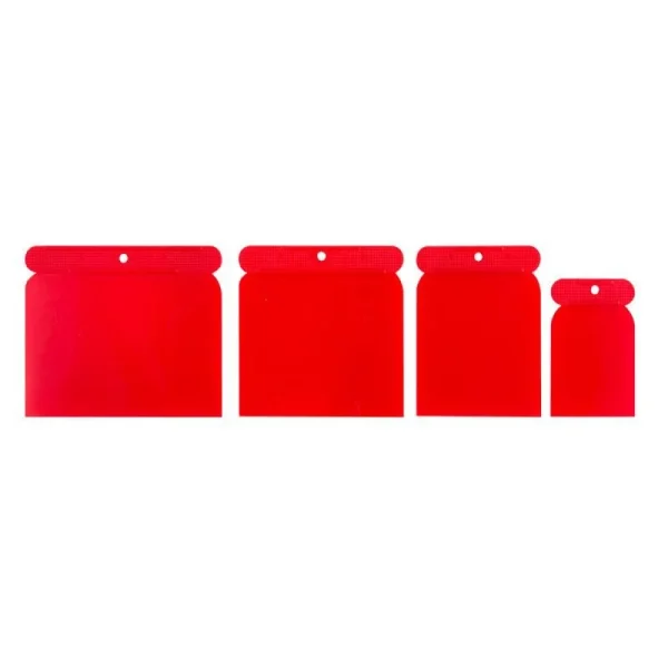 Spaclu patrat plastic, set 4 bucati, BEOROL