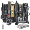 Kit complet de supravieturire 18-in-1 piese pentru camping, calatorii, offroad, ATV, SSV