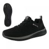 Pantofi casual, textil, talpa spuma Eva, negru si gri, marime 37, ART.MAS