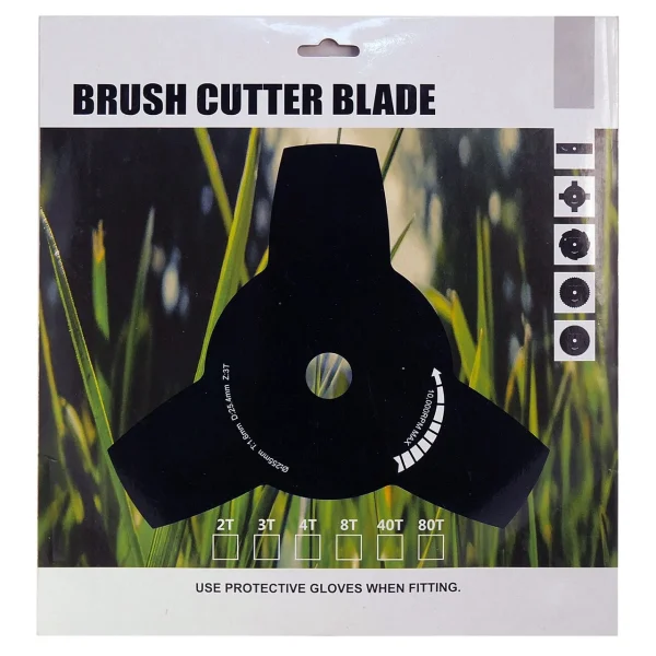 Disc metalic stea pentru motocoasa/trimmer, trei colturi