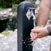 Masca robinet de gradina, cu adaptor furtun, antracit, 90 cm, Itwan