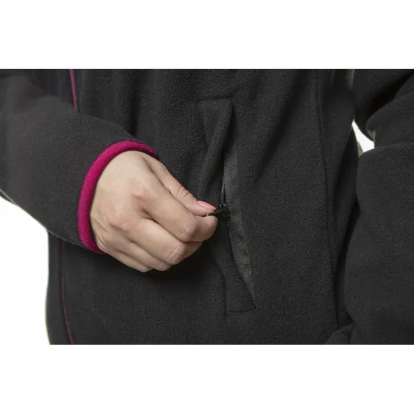 Geaca din lana polara pentru femei, model Woman Line, negru, marimea XL/42, NEO
