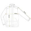 Geaca din lana polara pentru femei, model Woman Line, negru, marimea S/36, NEO