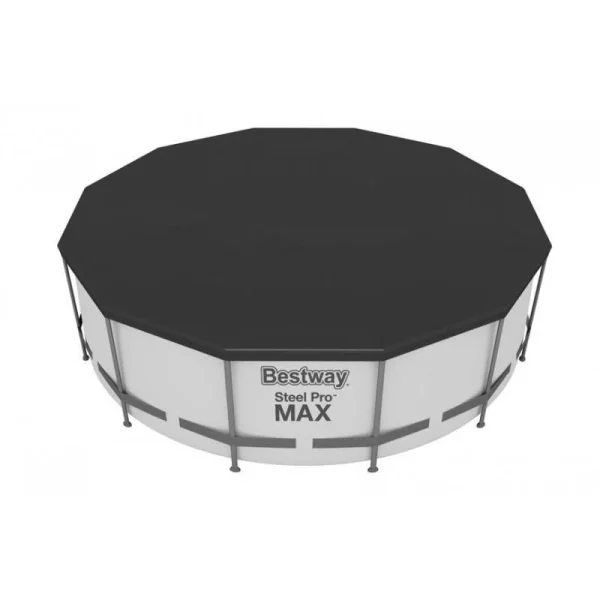 Prelata acoperire piscina, PVC, neagra, 366 cm, Bestway