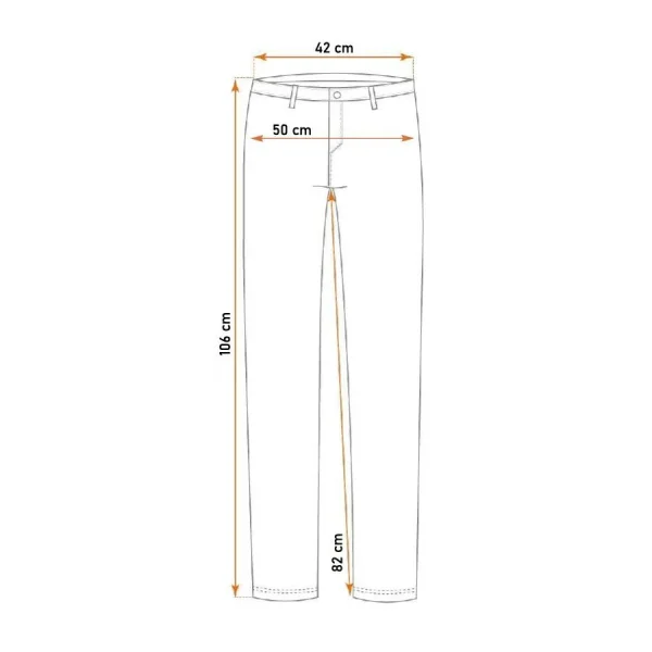 Pantaloni de lucru tip blugi cu 5 buzunare, model Denim, marimea M/50, NEO