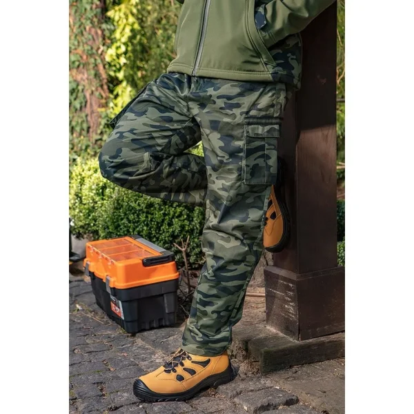 Bocanci de lucru, S3, SRC, protectie compozit, piele nabuc, marimea 44, NEO