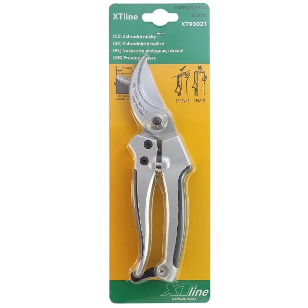 Foarfeca gradina, tip bypass, otel japonez SK5, profesionala, 20.5 cm, XTline