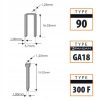 Capsator 18V Li-ion 2 in 1 capse si cuie, SAS+ALL cu acumulator 4Ah si incarcator inclus, tapiterie, tamplarie, mobilier si fixare folii de izolare, Dedra