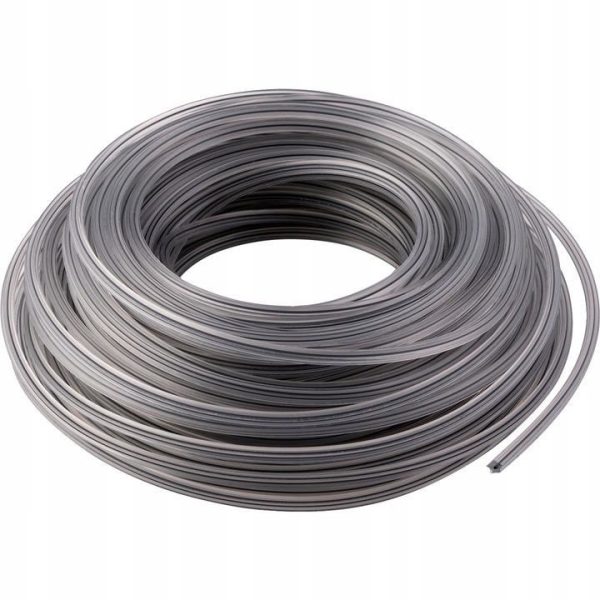 Fir rezerva motocoasa, trimmer cu insertie metalica, DUO, tip stea, 2.4 mm x 15 m, Richmann Exclusive