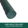 Suport/arac pentru plante, rosii, metal + PVC, verde, 1.1x120 cm, Artool