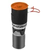 Aragaz camping, portabil, cu gaz, aprindere piezo, 3 in 1, 2200 W, inox, cu oala, NEO
