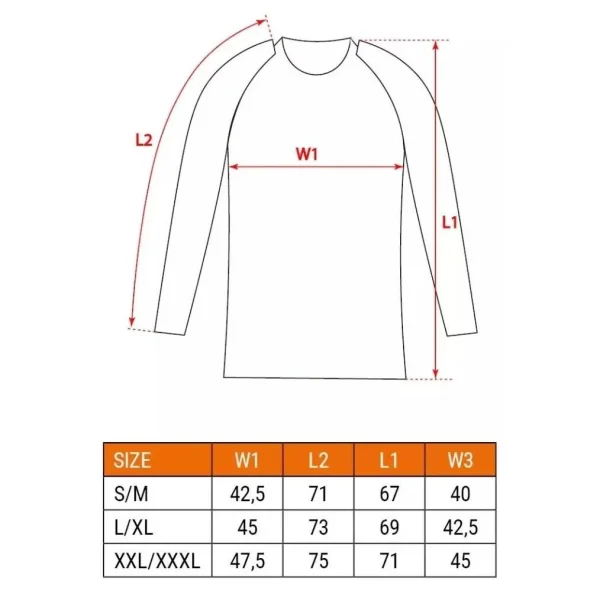 Bluza de corp termica, model Warm, marimea L/XL, 54/56, NEO