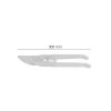 Foarfeca tabla taiere dreapta, crom-molibden, 300 mm, RICHMANN EXCLUSIVE
