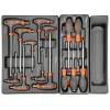 Dulap mobil pentru unelte, 10 sertare, 725x927x465 mm, contine 25 seturi de unelte, 386 elemente, RICHMANN EXCLUSIVE