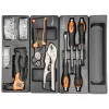 Dulap mobil pentru unelte, 10 sertare, 725x927x465 mm, contine 25 seturi de unelte, 386 elemente, RICHMANN EXCLUSIVE