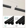 Suport mobil cu roti pentru haine, Artool, cu raft incaltaminte, otel, negru, max 100 kg, 103.5x52.5x155 cm